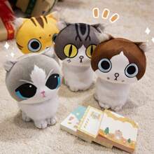 1pc Cute & Fragrant Cat Plush Desk Companion Doll Doll, Girlfriend Gift