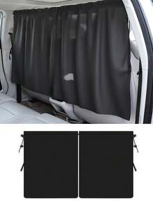 2pcs Car Privacy Curtains Sun Shade Isolation Privacy Curtain Car Air Conditioning Divider Curtain For Front And Rear Seats Universal Car Divider Curtain