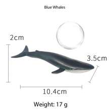 1pc Popular Fish Tank Decoration Lifelike Shark & Blue Whale Underwater Scenery, Floating Seascape Ornament