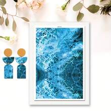 1 coală de hârtie de transfer pentru lut polimeric, imitație de marmură retro flori lut transfer hârtie pentru cercei din lut polimeric, vintage flori margarete transfer hârtie lut bijuterii pictură în ulei bijuterii - Multicolor - Vizualizare 16