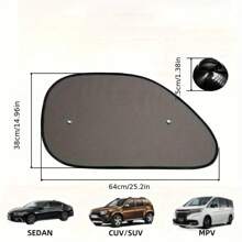 Car Sunshade, Universal Anti-Reflection Window Side Guard Folding Light Shield Summer Sun Protection Heat Insulation Sun Shield