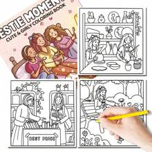 Girls Time: Kleurboek voor volwassenen en tieners met schattige en meisjesachtige scènes, 24 enkelzijdige, unieke en professioneel geïllustreerde ontwerpen, ideaal voor stressverlichting, focus en ontspanning, een attent cadeau voor vrienden, familie of geliefden tijdens de feestdagen, verjaardagen of andere speciale gelegenheden, de start van het schooljaar, schoolbenodigdheden