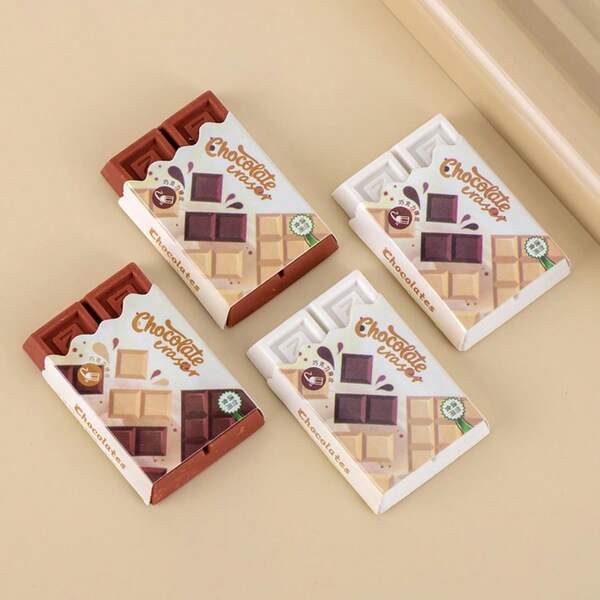 Süßer Schokoladen-Radiergummi-Set, Schulbedarf, lustige Preise Schulbedarf, hochwertige Radiergummis