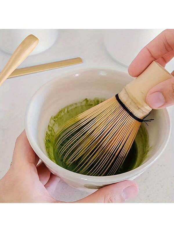 1 Piece Of Japanese Tea Set, Matcha, Green Tea Mixed With Bamboo Brush, Practical Brush Tool For Kitchen Matcha, Bamboo Accessories