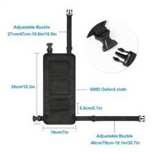 Backseat Car Fishing Rod Holder Organizer Bag, Easy Install Lightweight Vehicle Rod Rack For SUV, Van And Truck, Durable Oxford Cloth Design, Portable Safe Fishing Gear Bag