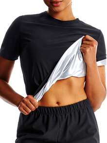 1set,Outdoor Sports Short Sleeved Shorts Body Shaping Sweatshirt Set, Suitable For Cycling, Hiking, Fitness, Yoga And Other Sports, Cross-Border Hot Selling Women's Short Sleeved Shorts Coated Sweatshirt Set Workout Clothes 1set,Outdoor Sports Sweatshirt Long Sleeved Long Pants Shapewear Set, Suitable For Yoga, Running, Cycling, Hiking And Other Sports, Cross-Border Hot Selling Women's Long Sleeved Long Pants Sweatshirt Set Workout Women Sets - Silver - View 5
