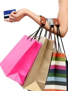 1 pieza Funda de manija de bolso de piel sintética, protector de manija, manga para manija de bolso de hombro, equipaje, cartera, envoltura protectora para correas de bolso, correa de descompresión para bolso de equipaje, accesorios de viaje