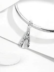 1 bucă la modă, mărgele Madonna, brelocuri cu pandantiv potrivite pentru femei, brățări, brățări, bricolaj, fabricare de bijuterii și ținute de zi cu zi, potrivire, bijuterii, decorare pentru fete