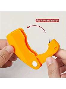 1PC Peeler, Plastic Folding Handle Fruit Peeler Tool, Vegetable And Fruit Cutter, Creative Lemon And Grapefruit Peeler, Kitchen Small Tool