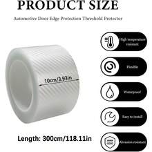 3M Door Door Door Protector Film - Clear, Scratch Resistant PET Film, Easy To Apply To Enhance Vehicle Protection, Carbon Fiber Auto Accessories, Scratch Resistant Door Edge Protector For Car Protection And Decorating Car Bumpers - White - View 4