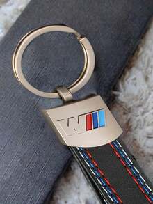 1pc Cool Casual Keychain, Personalized Car Keyring - Multicolor - View 6