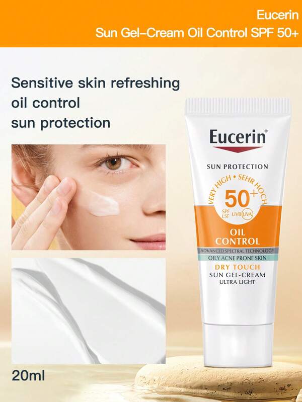 Eucerin Eucerin Oil Control Refreshing Face Sunscreen Lotion SPF50+ 20ml