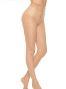 1 pieza Pantimedia transpirable súper fina antideslizante para mujer de talla grande