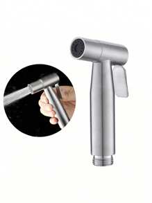 Handgehaltener Bidet-Sprühkopf aus Edelstahl, Badezimmer Bidet Sprühkopf, Toiletten Armatur Sprayer für Dusche, Badezimmer, Douche, Shattaf Hygiene, Toiletten Lappen Reinigung (nur Sprühkopf)