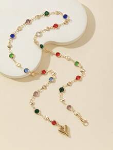 1 件金色/银色长 Y 形项链，适合女士、派对、庆典、约会配饰、深 V 形连衣裙闪亮吊坠、日常、节日、周年纪念、生日礼物、波西米亚风、优雅、奢华、简约、时尚、性感、可爱