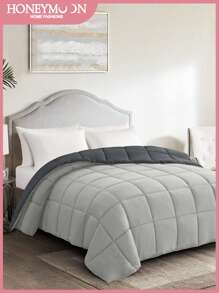 1pc Comforter Duvet Insert - Quilted Comforters, All Season Duvet, Down Alternative Bedding Comforter. For Home Bedding And School Bedding Dorm Essentials