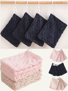 4/9 pièces Gants de nettoyage facial en fibre exquis, taille unique, réutilisables, nettoient le maquillage et les impuretés, gants de serviette de sueur, absorbants et doux, serviettes de cuisine pour la rentrée scolaire