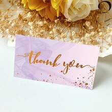 50pcs Business Thank You Cards - Perfect For Gifts, Parties, Weddings And Any Occasion, Business Appreciation Notes For Online Retail, Small Business, Customer Pack Inserts - Multicolor - View 5
