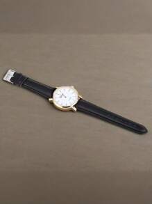 1 Pieza Reloj de Banda de GENEVA para Mujeres, Reloj de Cuarzo de 2 Agujas para Estudiantes