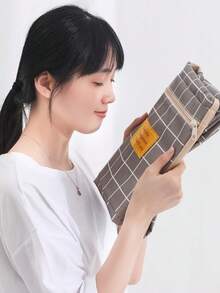 1个加厚衣物被褥收纳袋，搬家整理手提袋 - 灰色 - 查看 9
