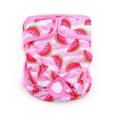 Culotte physiologique pour chienne femelle populaire en transfrontalier, culotte physiologique pour chien, couche, couche menstruelle, vêtement de printemps et d'été pour animaux de compagnie, exclusivité d'usine