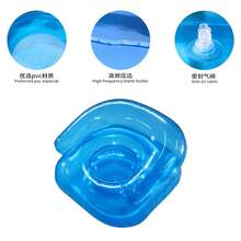 PVC Transparent Inflatable Sofa, Portable Outdoor Inflatable Camping Chair