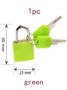 1/2/3/5/8/10Pcs Luggage Lock Padlock, Color Plastic Shell Lock Zinc Alloy Small Lock, Locker Lock Small Luggage Padlocks, Mini Colorful Locks With Keys For Suitcase And Luggage, For School Gym Classroom Matching Game Travel Backpack - Multicolor - View 24
