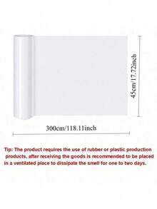 1pc PVC Cat Scratch Furniture Protector - Protects Sofa From Cat Claws, Transparent Flexible Plastic Protective Film, Single-Sided Sticky Anti-Scratch Training Tape - Easy To Apply - Clear - View 18