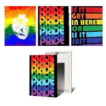 1pc /3pcsWall Arts Posters Optional Frame/ Framed LGBT Lgbt Pride Flags Poster Self-Adhesive Art Waterproof Paper Sticker Coffee House Bar Room Wall Decor - Multicolor - View 16