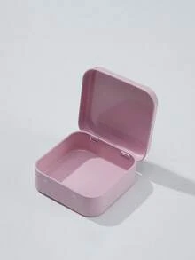 علبة معدنية معتقة قديمة قطعة واحدة، صندوق حلوى النعناع المحمول الصغير المفصلي، حاوية معدنية محمولة للسفر والتنظيم والتخزين المنزلي، غطاء قابل للقلب بسهولة، هدية رائعة - متعدد الألوان - مشاهدة 13