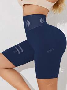 Leggings sin costuras con control de barriga y cintura ancha, de alta elasticidad para mujeres