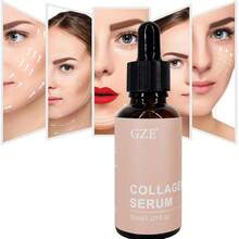 GZE 1 液盎司/30 毫升超保湿胶原蛋白精华 - 紧致保湿，男女适用，抗衰老抗皱护肤 - 粉色 - 查看 5