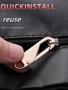 4pcs/Set Zipper Repair Patch Kit - Quickly Repair Damaged Zippers On Suitcases, Bags, Etc - Multicolor - View 6