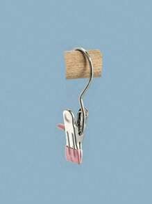 20/10 Pieces Stainless Steel Clothespins, Laundry Clothes Pegs With Hooks, Closet Boot Hangers, Clips With Hooks, Portable Clothespins, Wardrobe Organizer, Multifunctional Single Clip Hangers, Boot Clips, Seamless Hook Fabric Organizer For Pants, Hats, Skirts, Socks, Shoes, Dresses, Pants, Shoes, Jeans, Boots, Skirts