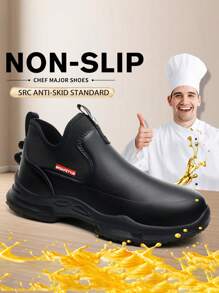 Fashion Men's Shoes, Catering Slip-Resistant Chef Shoes, Hotel & Restaurant Work Safety Shoes, Casual Shoes For Men