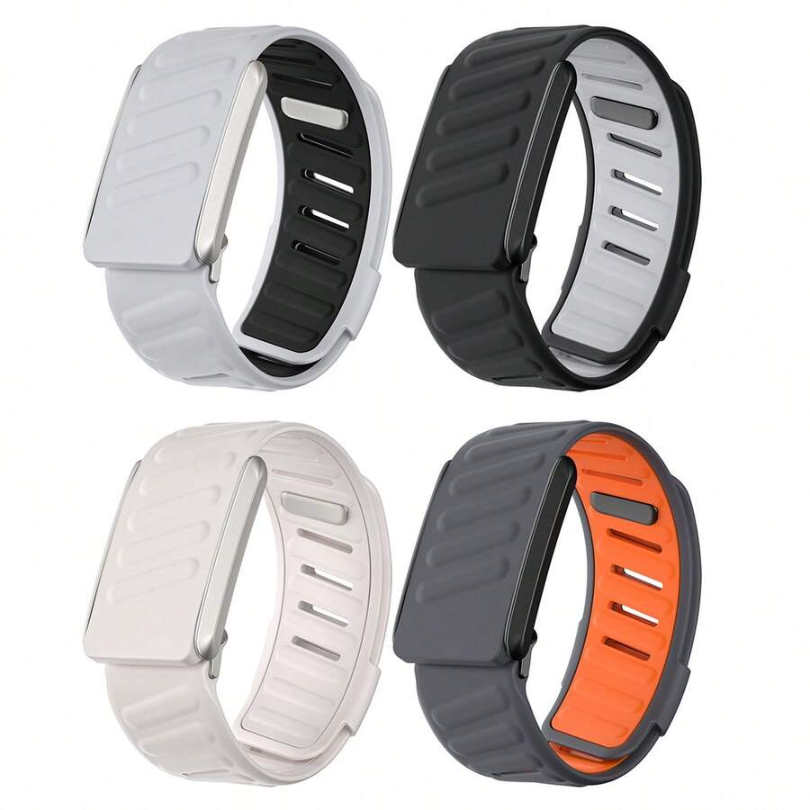 1Pc For Whoop 4.0 Fitness Band Silicone Adjustable Sports Wristband Soft Breathable Replacement Strap For Women Men