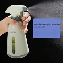 1 pezzo Flacone spray per alcol e pulizia, flacone spray a pressione per nebulizzazione fine, piccolo flacone per annaffiatura