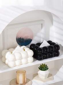 1 Piece Of Light Luxury Style Highly Attractive Marshmallow Tissue Box Home Living Room Tissue Storage Box Restaurant Tissue Box