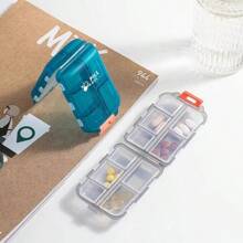 Medicine Box Portable, Three Meals A Day, Portable Medicine Packing Box, Medicine Reminder Box Seven Days A Week, Large-Capacity Medicine Dispenser