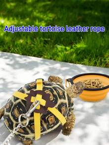 1pc Adjustable Pet Turtle Leash, Lizard Leash, Turtle Leash Paired With Scooter For Quick Riding, Finger Scooter, Turtle Scooter, Parrot Scooter, Lizard Scooter, Small Pet Scooter Toy