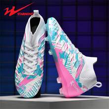 STARNOVO Zapatos de fútbol/soccer unisex de moda, con cuello elástico para comodidad, profesionales para entrenamiento y partidos