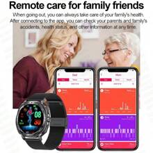 GUHUAVMI 2025 New Smart Watch Compatible With Galaxy Watch 7, Wireless Calling/Dial, 1.43inch AMOLED Full Screen Touch, AI Voice, Info Push, NFC Access Control, SOS Call Smartwatch, ECG/Heart Rate/Sleep Monitoring, Fitness Tracker, Health Smartwatch For Men Women, Compatible With Android IOS
