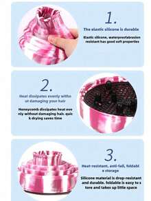 Silicone Hair Dryer Hood Diffuser Attachment For Blow Drying, Curl Styling, Hair Drying &Massage, Fits 1.38 Lnch To 1.968 Inch(3.5CM To 5.0CM) -Perfect For Most Different Designs Of Hair Dryer Hair Dryer Diffuser