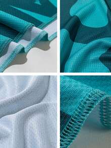 Personalisiertes Handtuch - Individuell bestickte Sport-Handtücher, Besticktes Sport-Handtuch, Individualisierte Sport-Handtücher, Geschenk für Ihn - Geschenk für den Vater, perfekt für Outdoor, Strand, Reisen, Schwimmen, Gym, Yoga, Strandaccessoires, perfekt für Männer & Frauen - Verschiedenfarbig - Übersicht 8