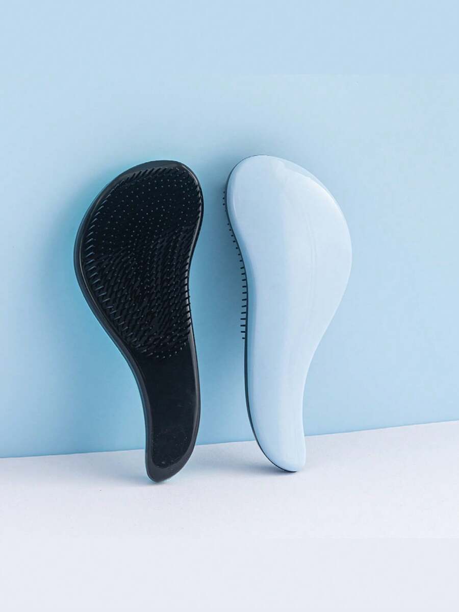 1pc Soft Solid Color Hair Brush, Scalp Massager Hair Styler Tool Suitable For All Hair Types, Gift For Men & Women, Mother's Day Gift, Back To School, Travel Holiday Essentials, Hair Accessories For Women, Brushes, Edge Brush, Detangling Brush, Ball Brush, Mini Hair Brush Set, Wooden Comb, Hair Brush, Hair Brush Set, Comb Hair, Comb For Curls, Detangling Brush, Hair Brush For Women, Hair, Hair Products, Hair Tools, Hair Stuff, Barber, Barber Accessories, Barbershop, Hairdressing Equipment - Multicolor - View 1