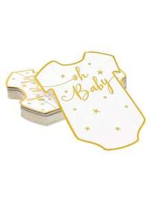 5/10pcs Foil Clothes Cards, 5"X7" Baby Christening Gender Reveal Party Game, Newborn Gender Prediction Cards