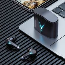 Lenovo LP6 Gaming Ohrstöpsel | Tiefe Bass-Immersion | Verzögerungsfreie Gruppen-Chat | Sofortiger Umschalten zwischen zwei Geräten | Klare Face-to-Face Anrufe | Plattformübergreifend für Android/iOS | 50 Stunden Dauerbetrieb