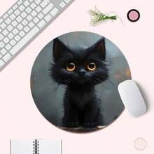 Mouse Pad Pequeno e Fofo com Base de Borracha Antiderrapante, Tapete de Mouse Engraçado Adequado para Mouse de Computador Sem Fio, Escrivaninha, Laptop, Escritório, Decoração Doméstica, Presente de Suprimentos de Escritório Adorável para Mulheres e Meninas
