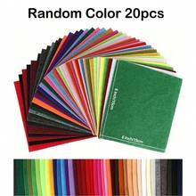 40pcs Soft Felt Sheets, Multi-Color Options, Ideal For DIY Handicrafts, Embroidery, Needle Felting And Sewing Projects - Multicolor - View 10