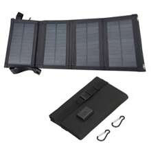 8W/12W Solarladegerät Faltbare Tasche Faltbares Solarpanel für Camping Outdoor USB-Anschluss Wandern Notfall Aufladen Reisebereit Solarladegerät für Handy Aufladen